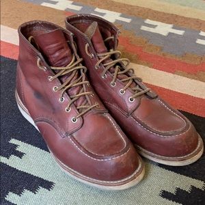 Red Wing Moc toe boot